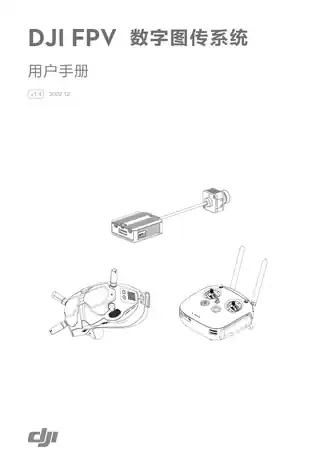 DJI大疆DJI FPV 数字图传系统